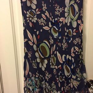 Oilily blue skirt with sequin embellishments